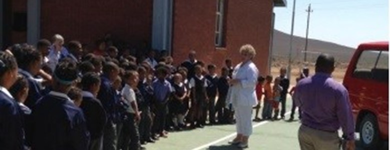 Middelpos Primary School and boarding house receive much-needed support 