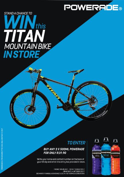 Shell Jaffers Motors Powerade Titan Mt Bike Promotion