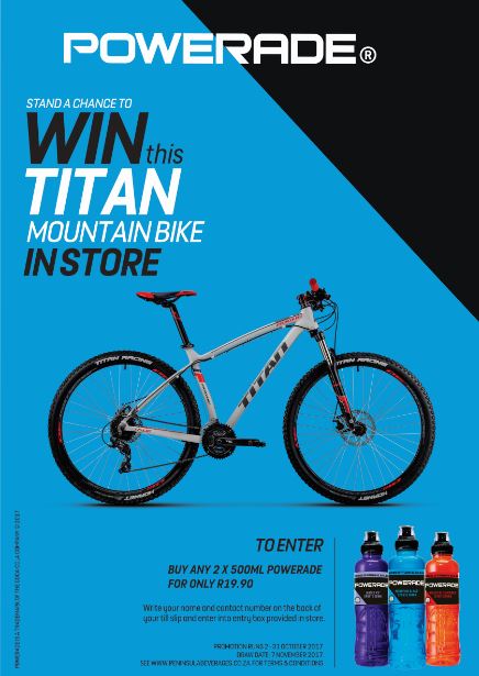 Engen Powerade Titan Mt Bike Promotion