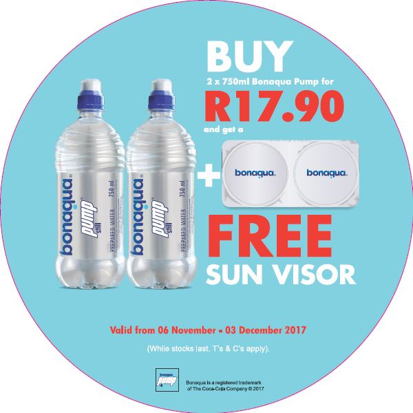 Shell Bonaqua Sun Visor Promotion Rules