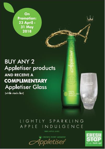 Caltex Freshstop Appletiser Glass Promotion Rules