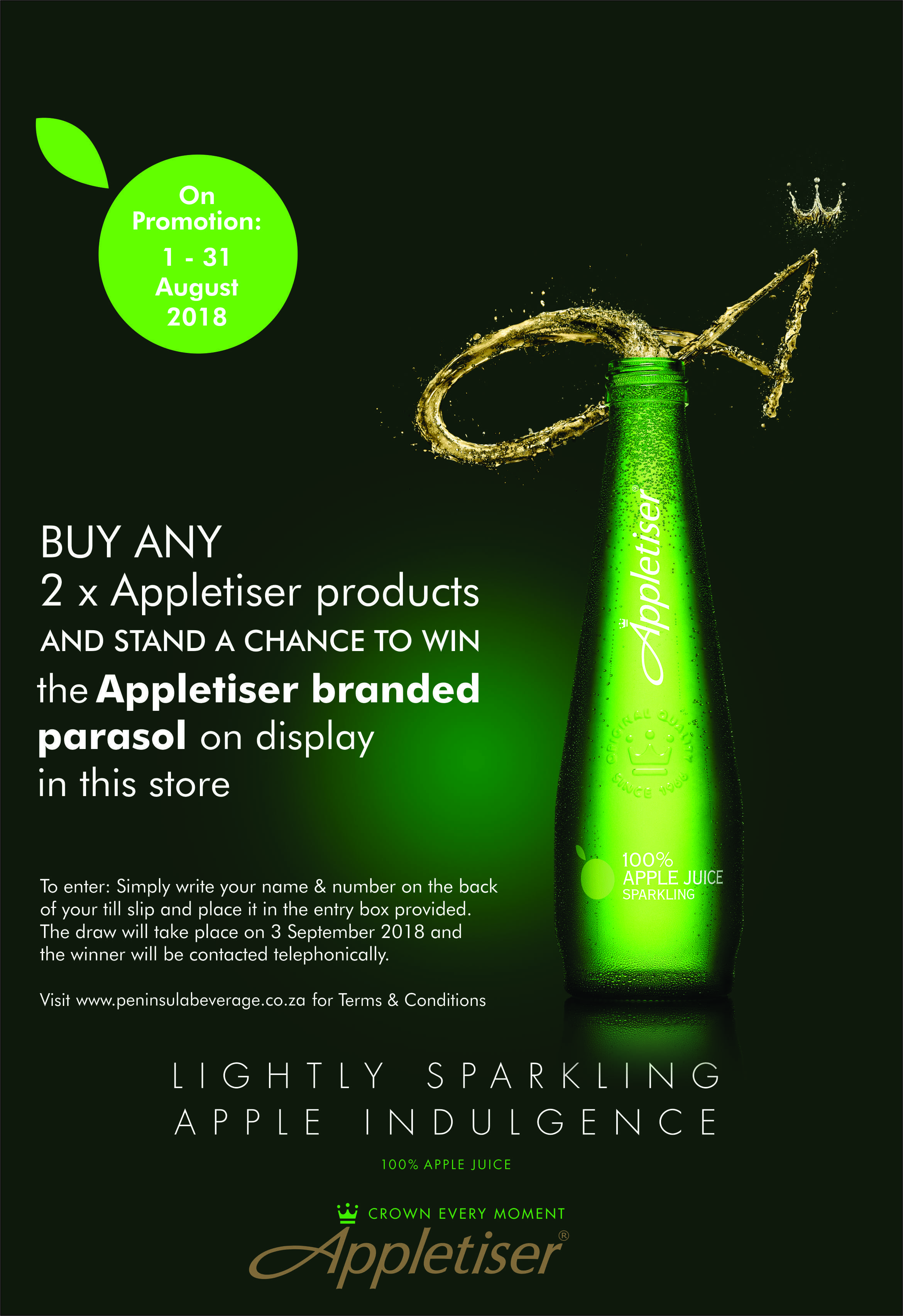 Ultra Appletiser Promotion 