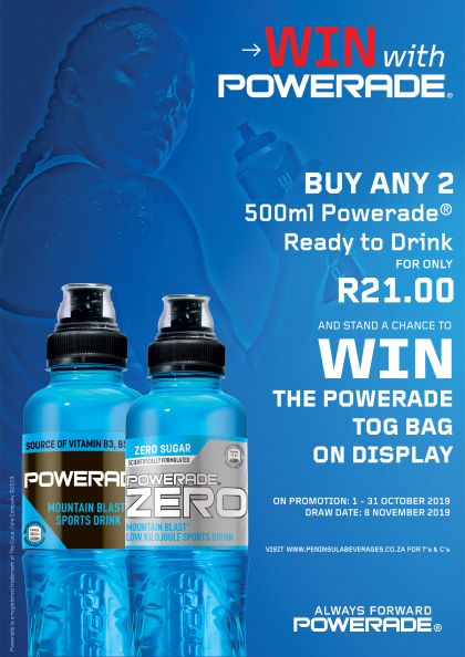 Buffelsjagrivier Station Powerade Togbag Promotion 