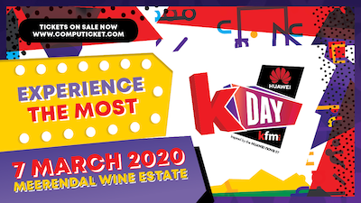 WIN 2 X GENERAL ACCESS TICKETS TO HUAWEI KDAY 2020 