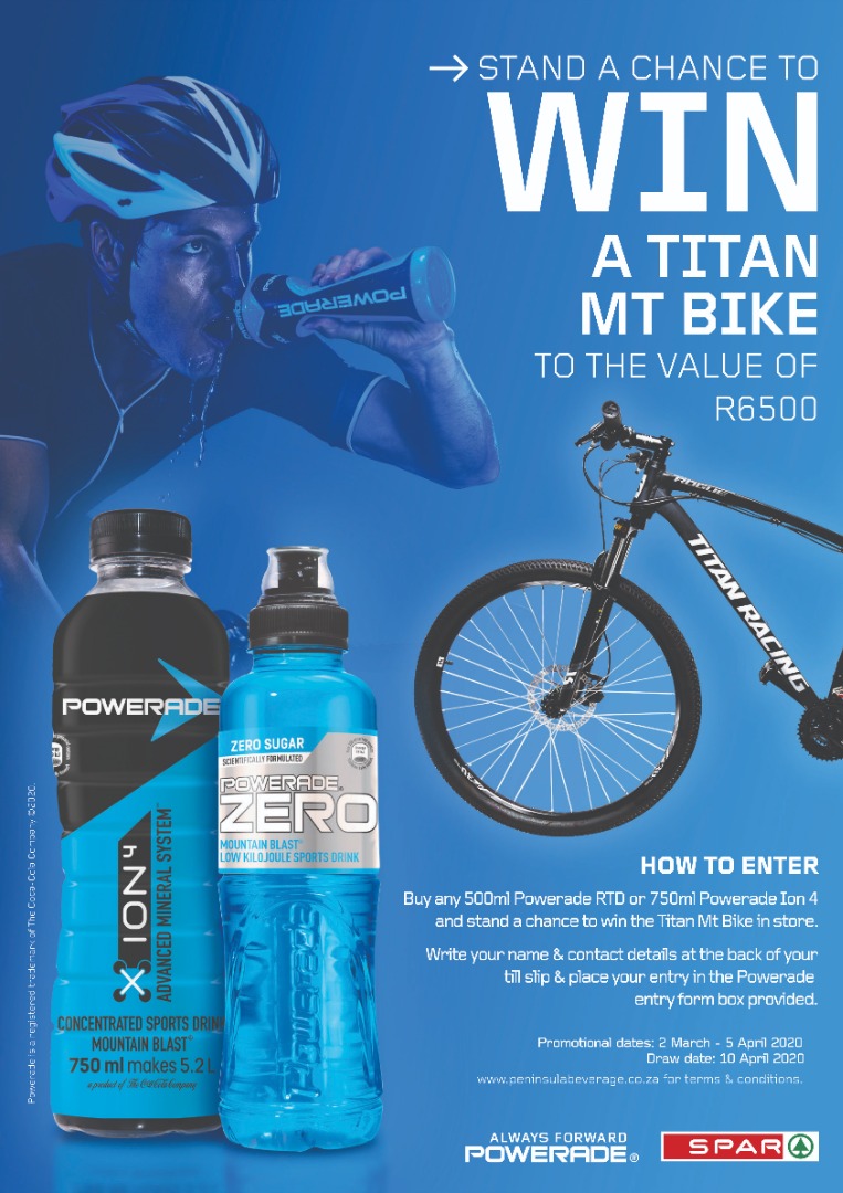 SUPERSPAR CLANWILLIAM  POWERADE TITAN MT BIKE COMPETITION RULES