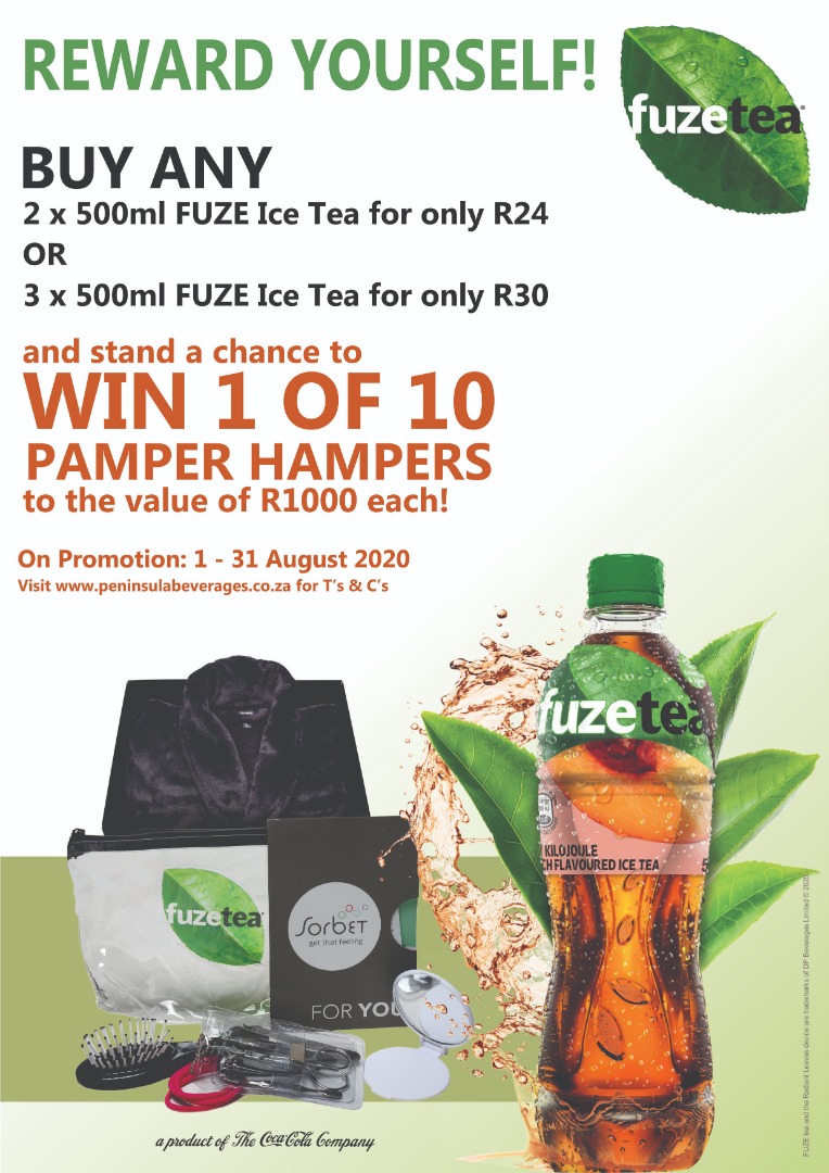 Stand a chance to win 1 of 10 Pamper Hampers valued at R1000 each  