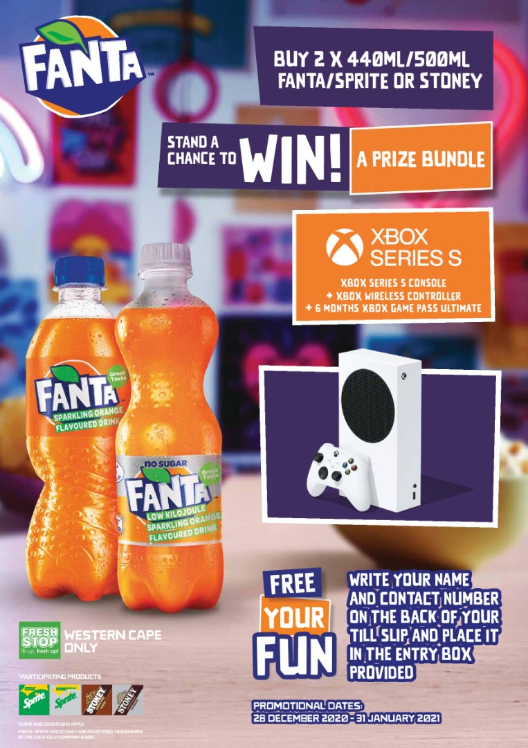 Stand a chance to win an Xbox Series S Console 