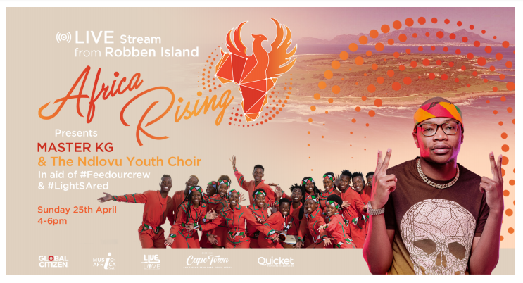 Win VIP tickets to see Ndlovu Youth Choir and Master KG LIVE on Robben Island 