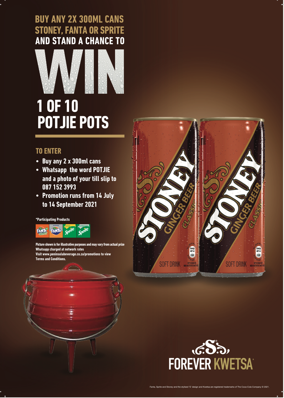 Stand a chance to WIN 1 of 10 Potjie pots with the Shell Group