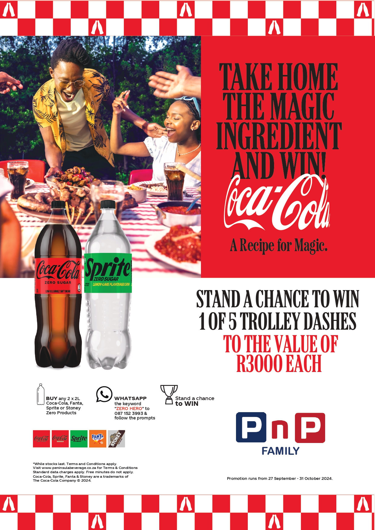 STAND A CHANCE TO WIN 1 OF 5 TROLLEY DASHES VALUED AT R3000 EACH